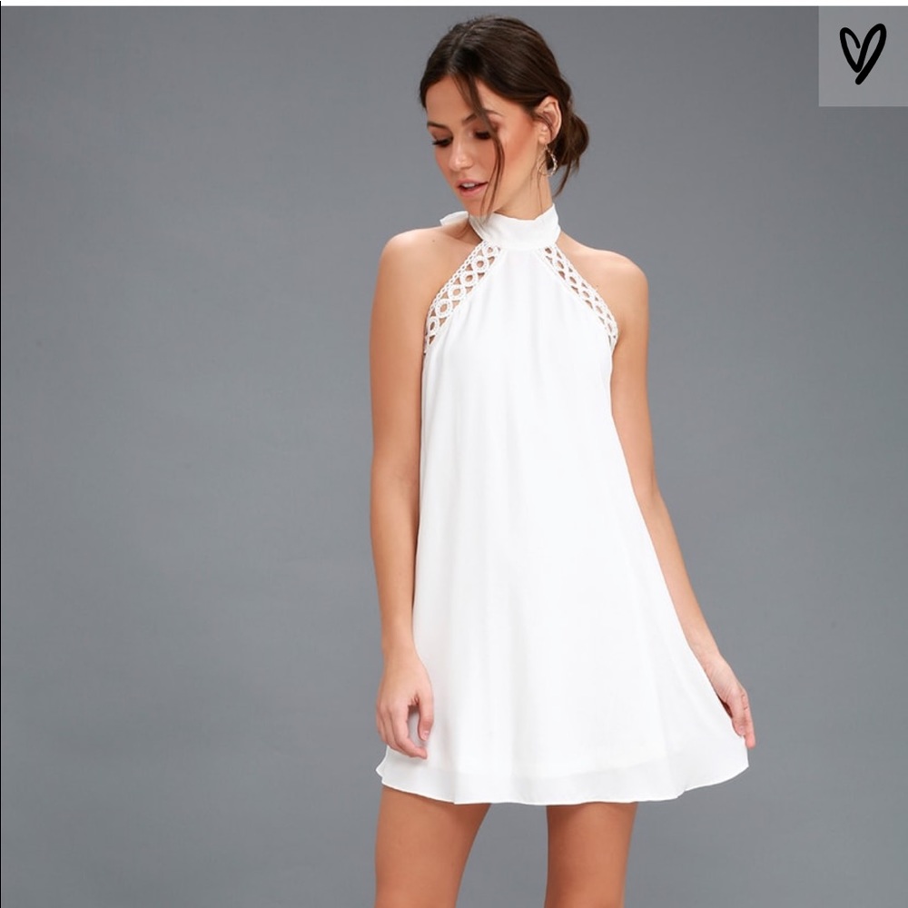 White Shift Dress